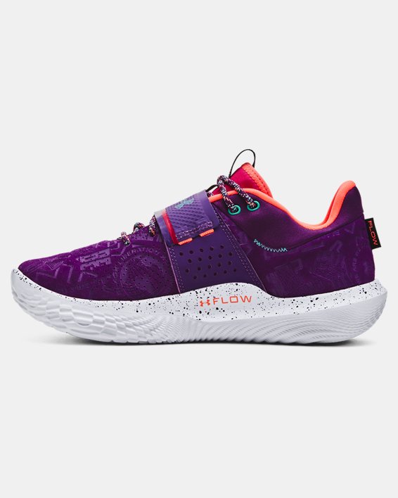中性UA Flow FUTR X BHM籃球鞋, Purple, pdpMainDesktop image number 2